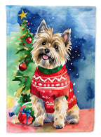 Cairn Terrier Christmas Garden Flag