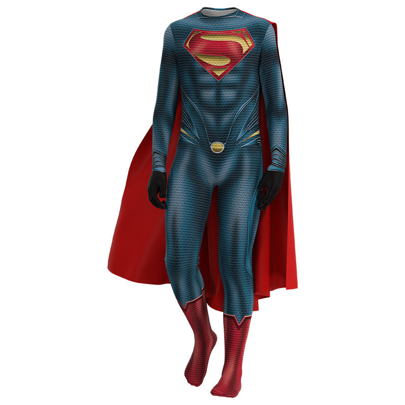 Halloween Superman Costume Bodysuit for Clark Kent