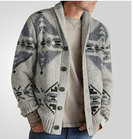 European & American Plus Size Knit Sweater Coat