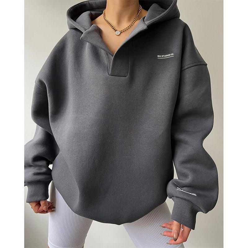 Autumn Harajuku Slim Fit Casual Printed Hoodie Tops | Streetwear
