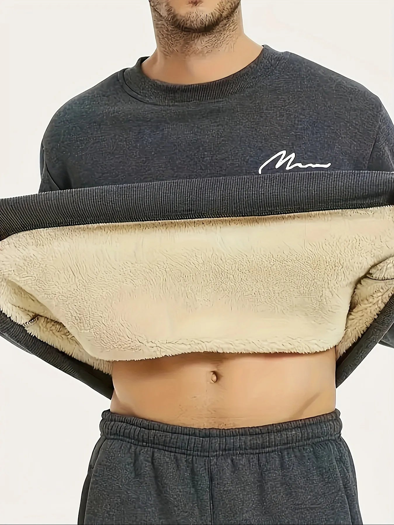 Wool Loose Round Neck Sweatshirt | Streetwear