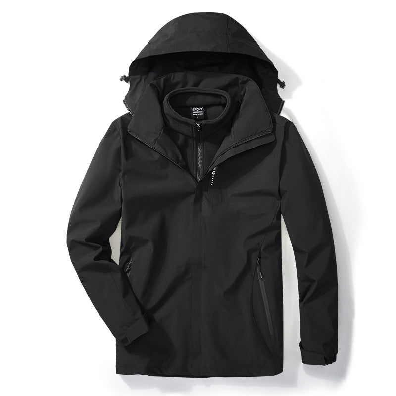 3-in-1 Winter Outdoor Storm Jacket with Fleece Liner