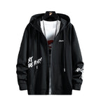 Men's Casual Hooded Cardigan Sweater for Spring/Fall