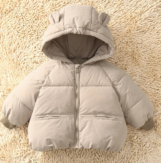 Thick Winter Jacket for Babies with Hood (One Piece)