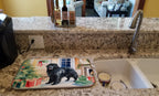 Newfoundland Cozy Christmas Dish Drying Mat