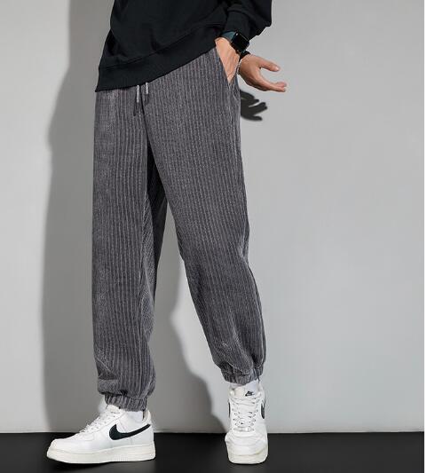Men's Warm Winter Corduroy Trousers with Cashmere