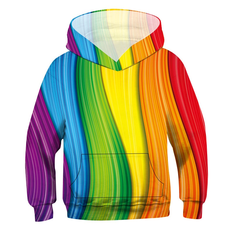 3D Vision Digital Print Hoodie for Kids | Streetwear