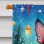 Boston Terrier Christmas House Flag