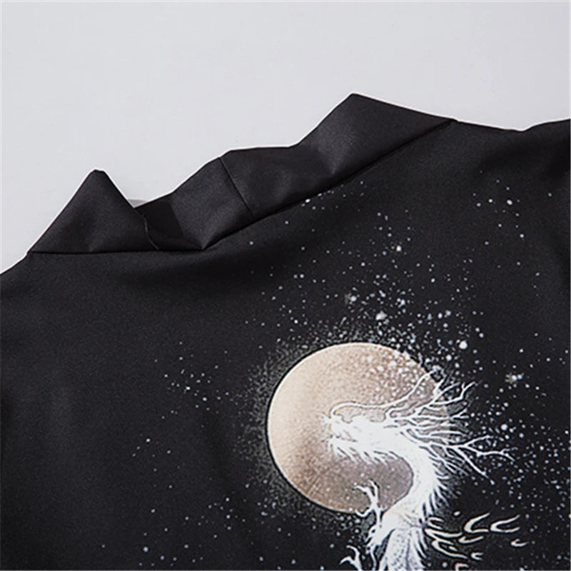 Japanese Haori Yukata for Men - Samurai Jacket/Cardigan