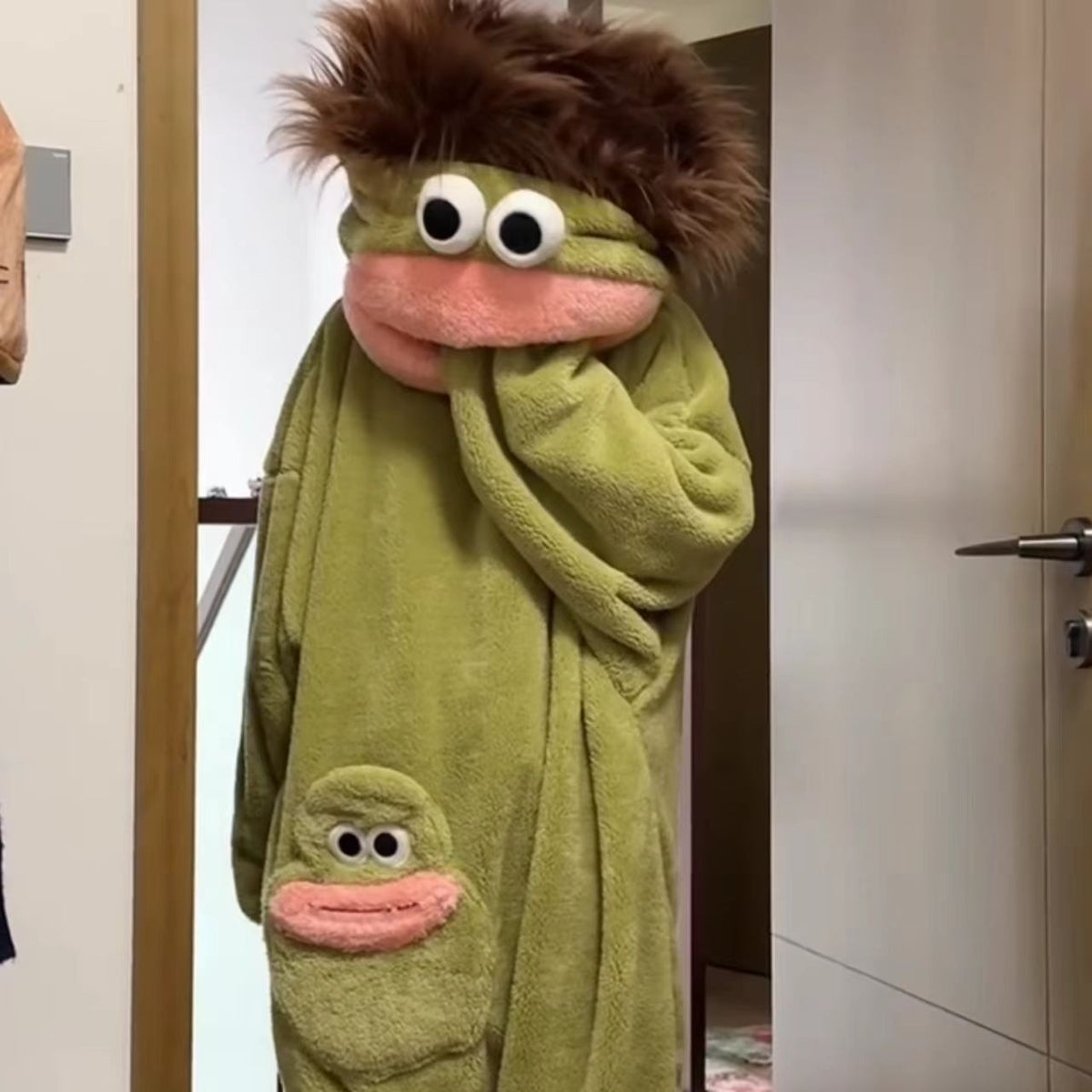 Big Mouth Monster Warm One-Piece Sleepwear