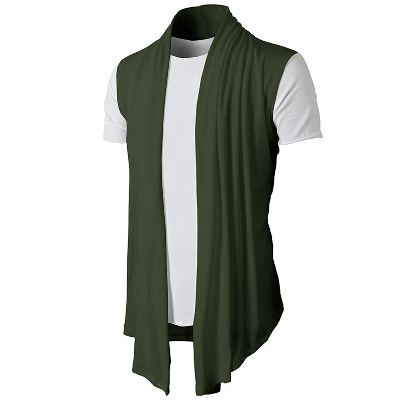 Men's Casual Sleeveless Knit Cardigan