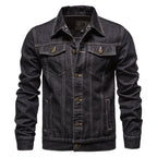 Men's Casual Slim-Fit Cotton Denim Jacket