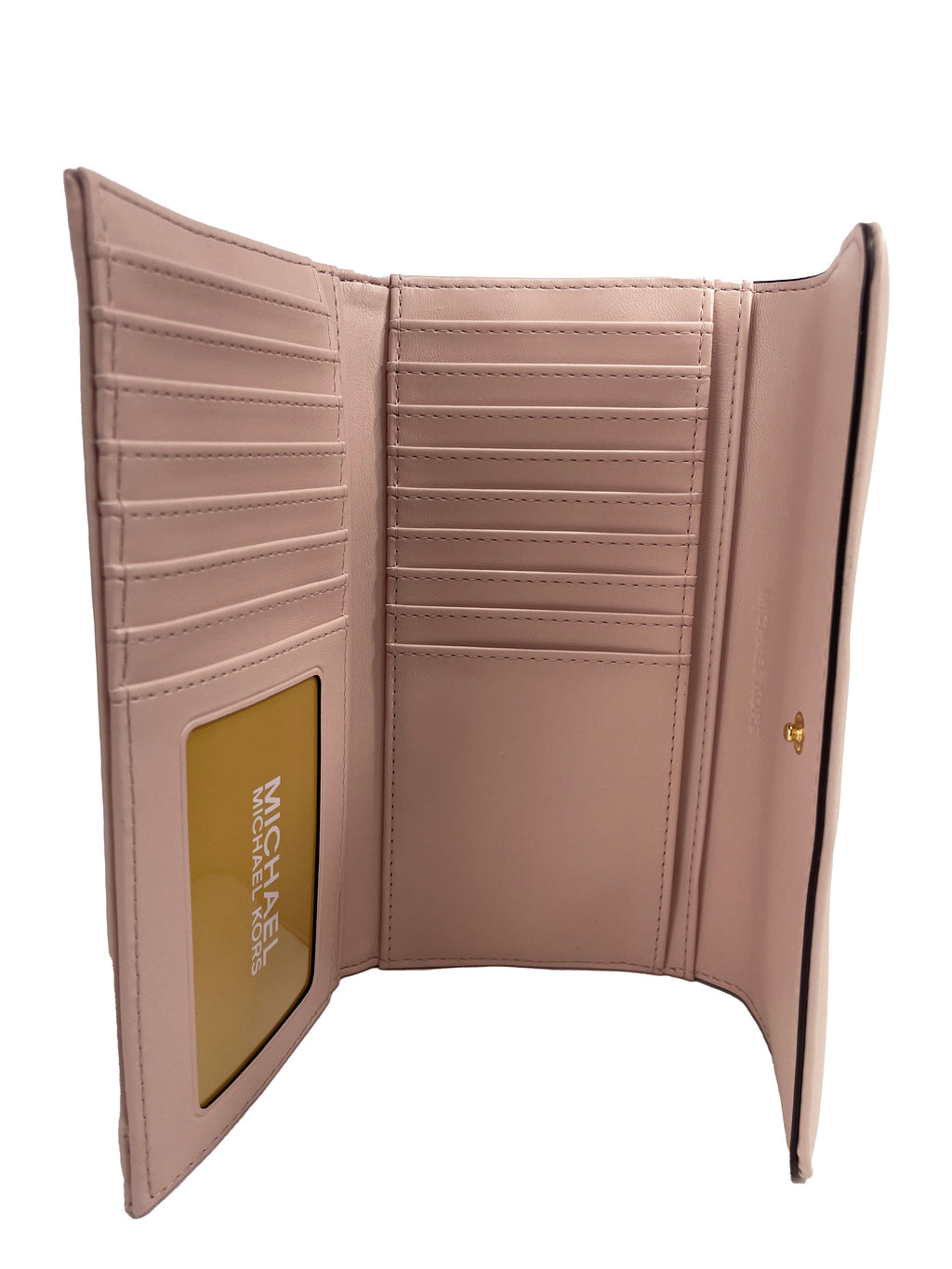 Michael Kors Jet Set Travel Large Quilted Leather Trifold Wallet