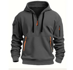 Cotton Dropped Shoulder Hooded Sweatshirt | Streetwear