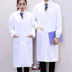 Men's and Women's Long Sleeve White Coat Experiment