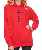 Faith Printed Hoodie | Streetwear