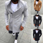Long-Sleeved Windbreaker Coat