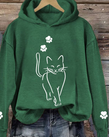 3D Letter Printed Hoodie for Women | Streetwear
