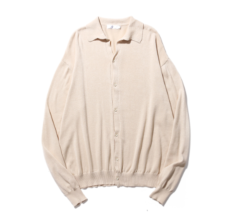Men's Loose Lapel Single Breasted Cardigan Sweater