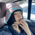 Compact Colorful Wool Hat | Embroidered Cap