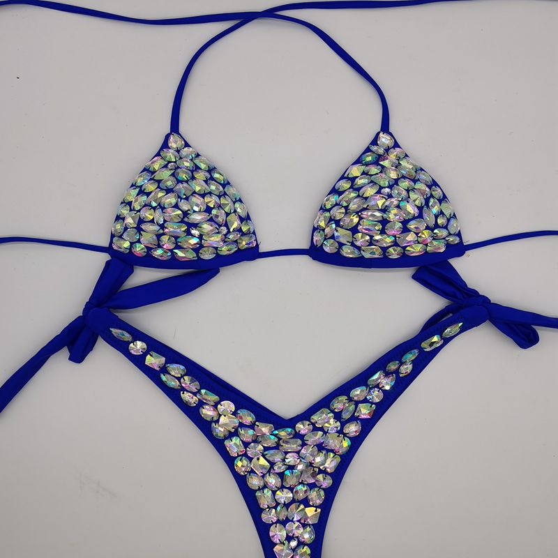 2021 New Handmade Rhinestone Bikinis Swimwear Collection