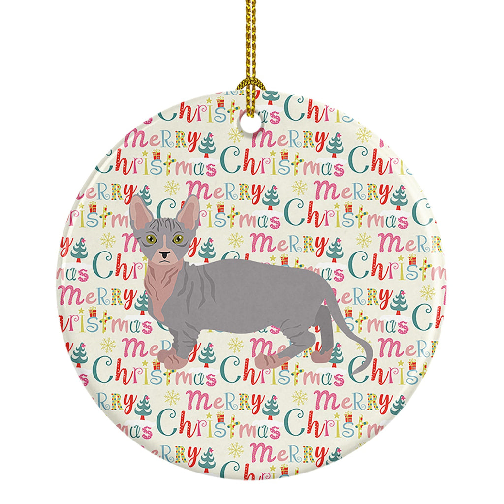 Bambino #1 Cat Christmas Ceramic Ornament