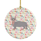 Bambino #1 Cat Christmas Ceramic Ornament