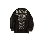 Loose Fit Round Neck Sweater for Men