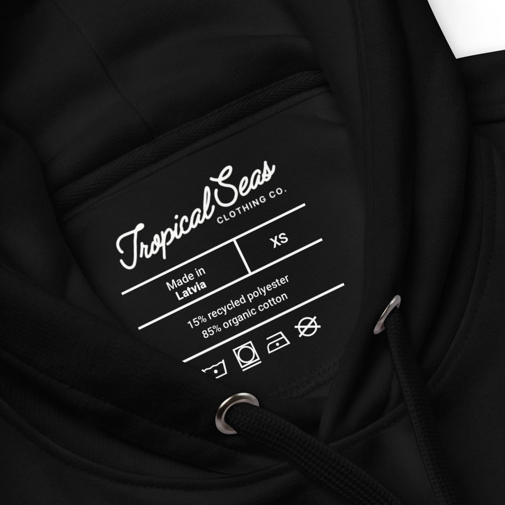Premium Jagged Tropical Seas Eco Hoodie | Streetwear