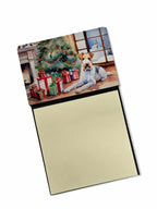 Fox Terrier Cozy Christmas Sticky Note Holder