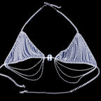 Rhinestone Bra Body Chain
