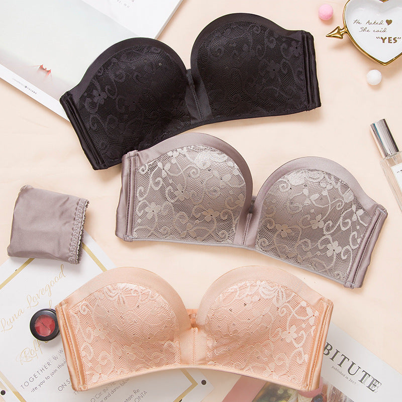 Miracle 2nd Gen Strapless Breathable Lace Bra