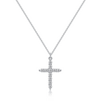 [Duplicate] Rotatable Cross Crown Necklace