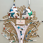 Brazilian Floral Triangle Bikini Set