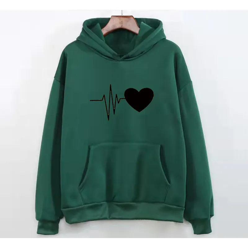 Women's Plus Velvet Hoodie | Streetwear