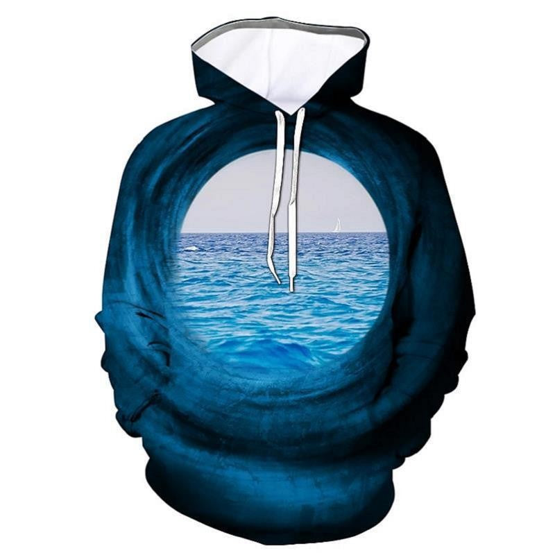 3D Digital Printing Cool Men's Graphic Hoodie Pullover | Streetwear