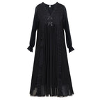 Long Sleeve Lace Nightgown for Women - Spring Style