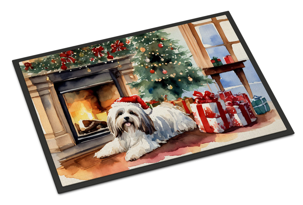 Havanese Cozy Christmas Doormat