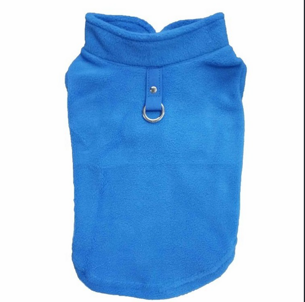 Fleece Dog Jacket for Small Pets and Puppies