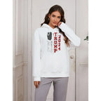 Thermal Printed Pullover Hoodie | Streetwear