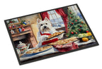 Westie Christmas Cookies Doormat