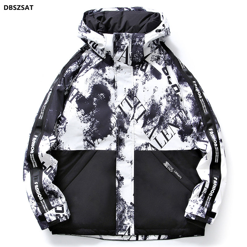 Men's Quilted Plush Thermal Winter Parka Jacket