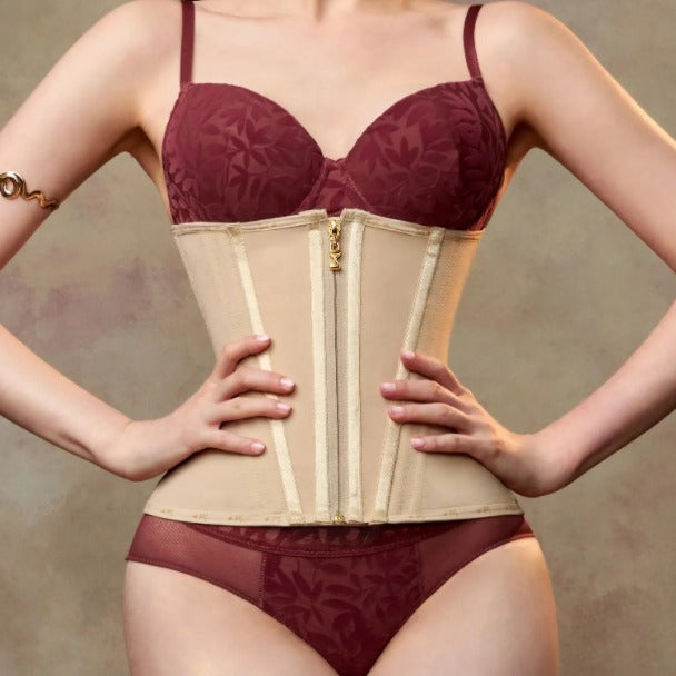 15-Bone High Elastic Mesh Waist Trainer Corset Belt