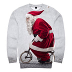 2019 3D Printed Long Sleeve Christmas Sweatshirt | Streetwear