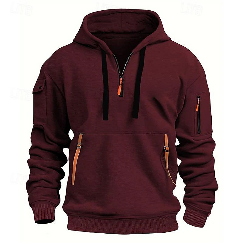 Easy Fit Hooded Sweatshirt | Streetwear