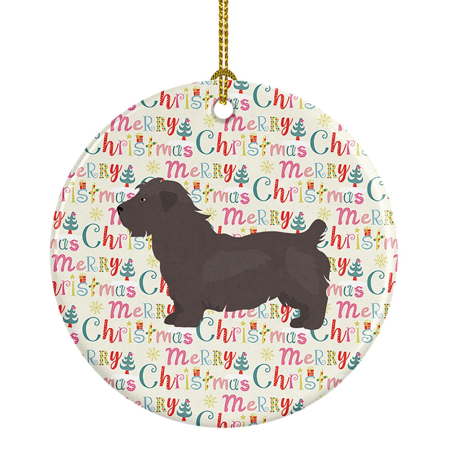 Glen of Imal #1 Merry Christmas Ceramic Ornament