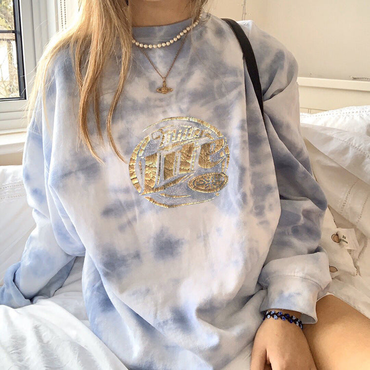 Women's Tie Dye Print Hoodie | Streetwear
