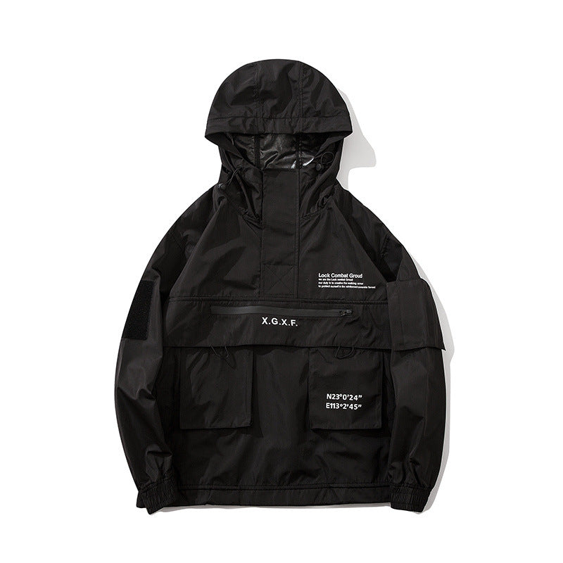 Men's Tactical Jacket - Japanese Safari Style, Hooded