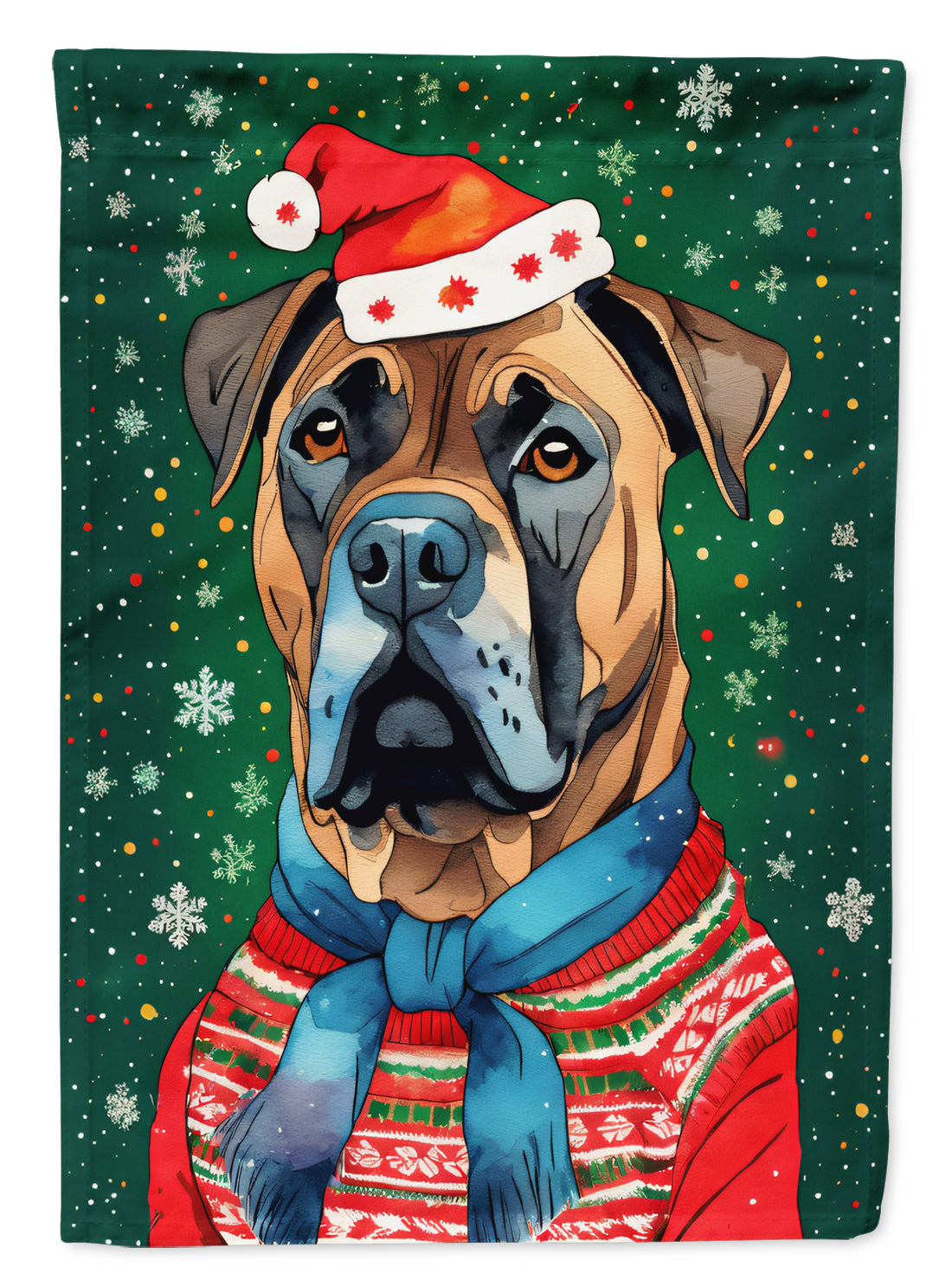 Cane Corso Christmas Garden Flag