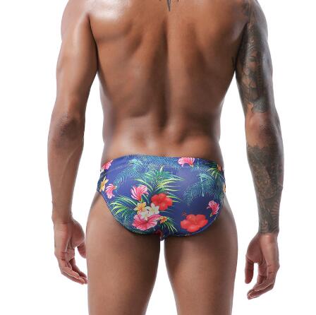 Floral Pattern Triangle Swimwear and Sexy Underwear
